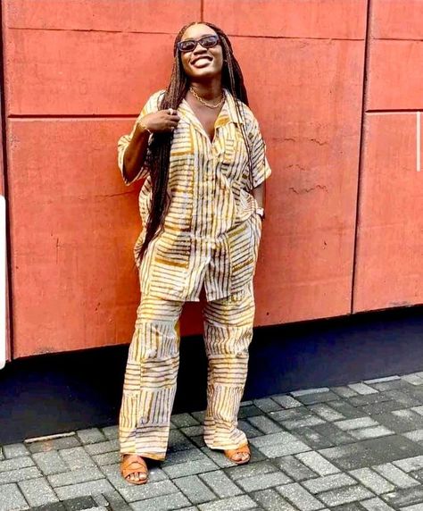 Adire 2 Piece Set, African Tie Dye Dresses, Adire Pant And Top, Adire Top And Trouser Styles For Ladies, Adire Shirt And Trouser For Women, Shirts And Trousers Women, 2 Piece Outfit Set Pants Nigeria, Kampala Two Piece Style, Adire Trousers Styles For Women