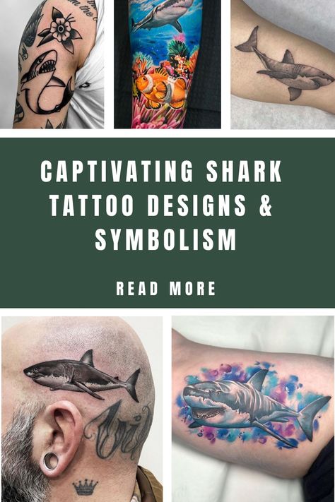 Captivating Shark Tattoo Designs & Symbolism Feminine Shark Tattoo For Women, Shark Tattoos For Women, Simple Shark Tattoo, Shark Jaws Tattoo, Small Shark Tattoo, Tattoo Shark, Shark Tooth Tattoo, Hammerhead Shark Tattoo, Swimming Tattoo