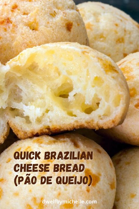 Brazilian Tapioca Bread, Brazilian Cheese Bread Without Tapioca Flour, Brazilian Bread Balls, Brazilian Cheese Balls Recipe, Brazil Cheese Bread, Brazil Bread, Cornstarch Bread, Recipes With Tapioca Flour, Tapioca Bread Recipe