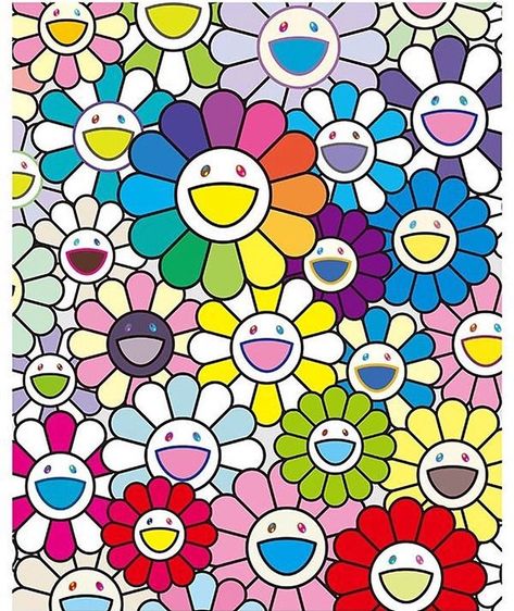 Murakami Flower, Takashi Murakami, Notre Dame, Abstract Painting, Paris, Flowers