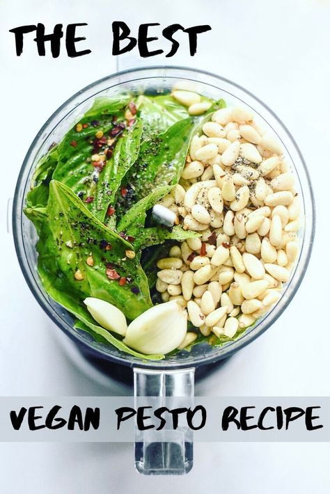 Using Nutritional Yeast, Vegan Pesto Sauce, Vegan Pesto Recipe, Basil Pesto Recipe, Resep Sandwich, Pesto Recipes, Sauce Pesto, Basil Pesto Recipes, Vegan Pesto