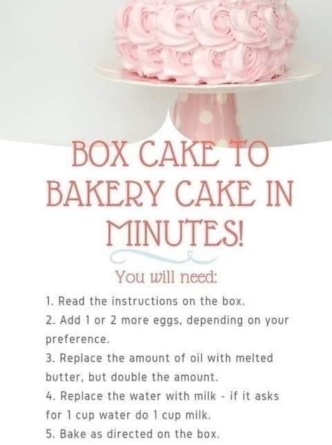 Doctored Cake Mix Recipes, Boxed Cake Mixes Recipes, Strawberry Box, Cake Hacks, Bakery Cake, Box Cake Mix, Tasty Baking, Cake Mix Recipes, Cake Frosting