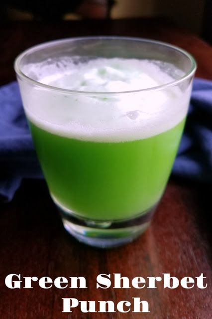 Sorbet Punch, Green Punch Recipes, Punch Party, Halloween Cooking, Sherbet Punch, Green Punch, Ghostbusters Party, Blogger Ideas, How To Cook Greens