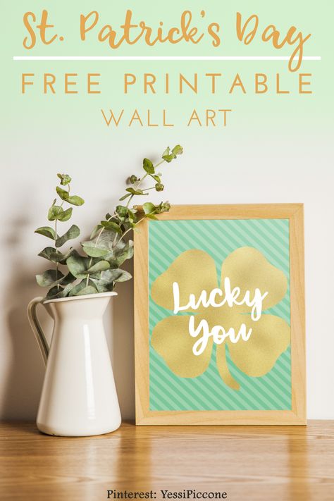 St. Patricks Day Free Printable Wall Art A3. St Patricks day free printable green, St Patricks day free printable ideas, St Patricks day Decor, St Patricks day free printable simple, St Patricks day free printable decor, St Patricks day free printable pot of gold, St Patricks day shamrocks, St Patricks day decorations, St Patricks day printables, St Patricks day cards, St Patricks day DIY, St Patricks day wall art #StPatricks #StPatricksDay #Printable #March #Freebie St Patricks Day Diy, Wall Decor Bedroom College, Decorating Stairway Walls, St. Patrick's Day Diy, Flower Calendar, St Patricks Day Cards, Diy Wall Decor For Bedroom, Printable Decorations, Printable Ideas