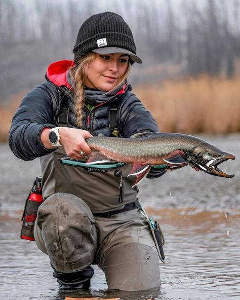 Fishing Outfit, Girls Fishing, Dolly Varden, Walleye Fishing, Crappie Fishing, Brown Trout, Fishing Girls, Rainbow Trout, Gone Fishing