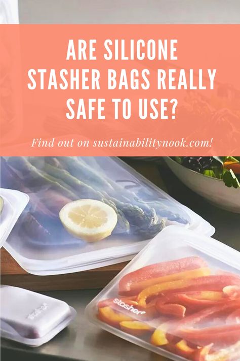 In this blog post, you'll better understand the safety of silicone Stasher bags, and whether or not they're a safe choice for you. Playground Surface, Receipt Organization, Types Of Plastics, Great Inventions, Food Store, Food Grade Silicone, Food Grade, How To Run Longer