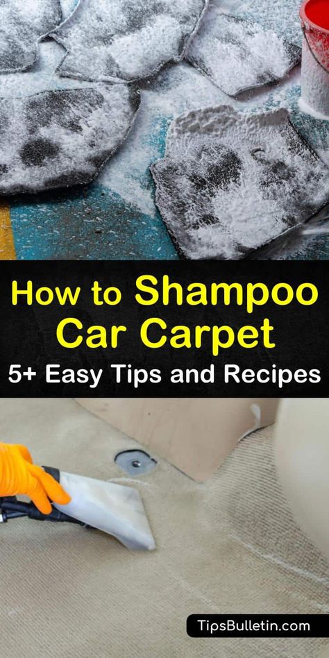 Clean Car Carpet Diy, Diy Car Carpet Cleaner, How To Clean Car Carpet, Car Shampoo Diy, Cleaning Car Carpet, Car Carpet Cleaning Hacks, Detailing Business, Homemade Cleaners Recipes, Car Shampoo