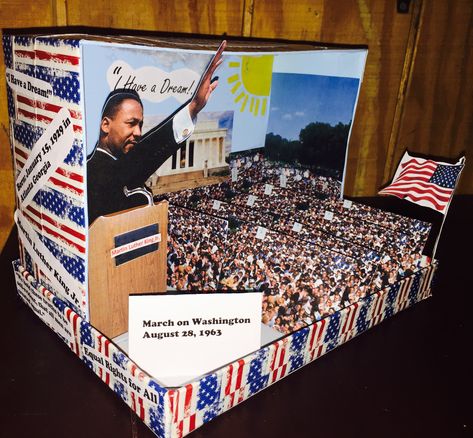 Martin Luther King Projects For Kids, Martin Luther King Project, Mlk Projects, Martin Luther King Jr Art For Kids, Third Grade Projects, Prek Martin Luther King Jr Activities, Parade Float Theme, Martin Luther King Jr Activities, Mlk Jr Day