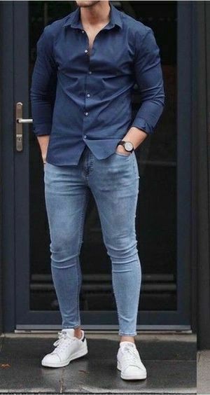 Superenge Jeans, Blazer Outfits Men, Men's Denim Style, Mens Business Casual Outfits, Formal Men Outfit, Indian Men Fashion, Mens Casual Outfits Summer, Men Fashion Casual Shirts, Stylish Men Casual