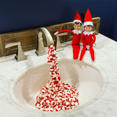 Elf On The Shelf Candy Faucet, Elf Names, Elf Fun, The Elf, Christmas Elf, Elf On The Shelf, Sprinkles, Elf, Candy