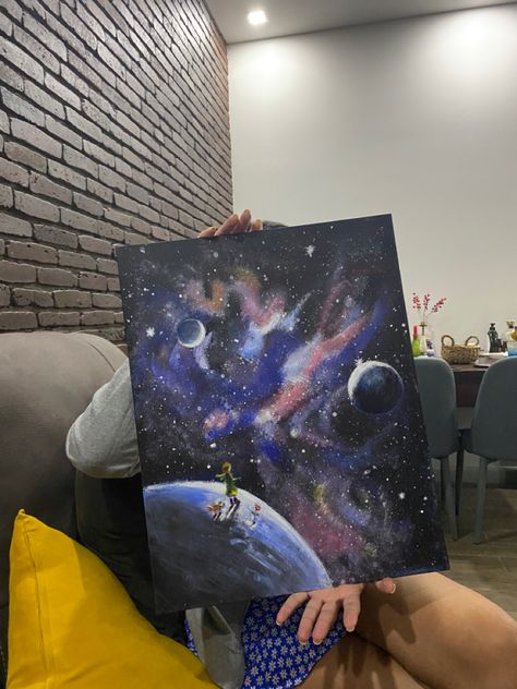 Life In Space Drawing, Astronomy Painting Ideas, Eruda Art, Astronomy Painting, Space Painting Acrylic, Galaxy Art Painting, Galaxy Drawings, Science Fiction Artwork, Space Animals