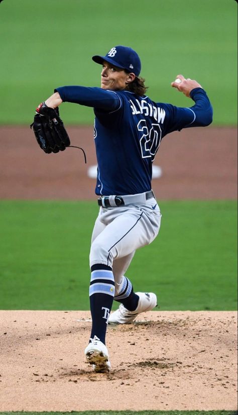 Baseball Pitcher Aesthetic, Pose Studies, Baseball Poses, Tyler Glasnow, Scene Setting, Gerrit Cole, Hot Rugby Players, Baseball Wallpaper, Drawing Refrences