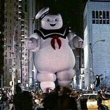 The Stay puff marshmallow man!!! Marshmallow Man Ghostbusters, Ghostbusters Theme, Stay Puff, Ghostbusters Stay Puft, Top 10 Films, Marshmallow Man, Ghostbusters 1984, Ghostbusters Movie, Stay Puft