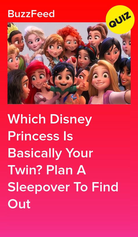 All Disney Princesses Together, Bluey Quizzes, Sleepover Quizzes, Hair Quizzes, Disney Princess Quizzes, Princess Quizzes, All The Disney Princesses, Buzz Quiz, Quizzes Disney