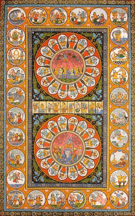 Jagannath Pattachitra, Patachitra Paintings, Mata Ni Pachedi, Pattachitra Paintings, Pattachitra Art, Royal Interior, Phad Painting, Lord Jagannath, Designers Home