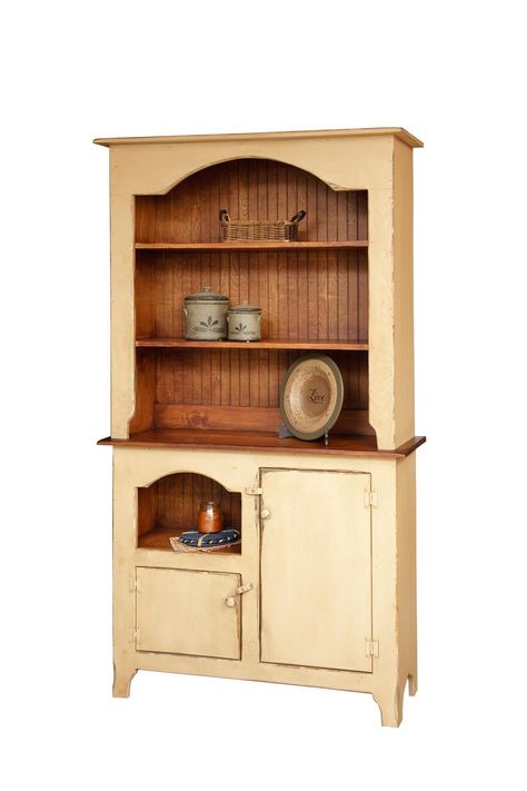 Farmhouse hutch decor