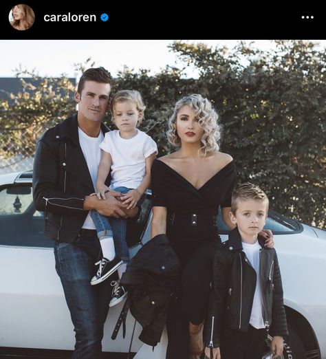 Grease Family Costume, Cara Van Brocklin, Cara Loren, My Favorite Movies, Top Knots, Family Costumes, Fashion Bloggers, Top Knot, Grease