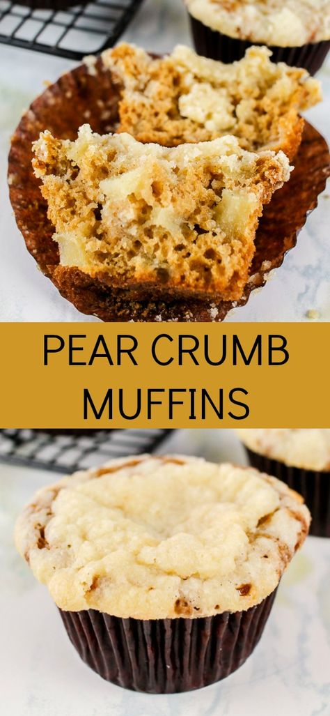 Fruit Muffins, Crumb Muffins, Breakfast Muffin, Muffin Batter, Crumb Topping, Lunch Snacks, Egg Recipes, Easy Breakfast, Fresh Fruit