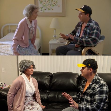 Halloween Costume DIY. Adam Sandler. Happy Gilmore Halloween Costume, Adam Sandler Couples Costume, Diy Adam Sandler Costume, Adam Sandler Halloween Costumes Couples, Adam Sandler Couple Costume, Adam Sandler Party Theme, Adam Sandler Movie Costumes, Happy Gilmore Costume, Adam Sandler Halloween Costumes