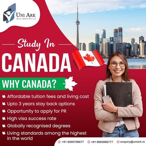 Quality Education Poster, Study In Canada, Canada City, Quality Education, Document Sign, Company Work, Tuition Fees, Success Rate, To Study