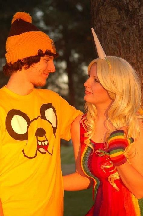 Jake And Lady Rainicorn, Lady Rainicorn, Couples Cosplay, Matching Halloween Costumes, Hot Halloween Outfits, Couples Halloween Outfits, Cute Couple Halloween Costumes, Matching Costumes, A Rat