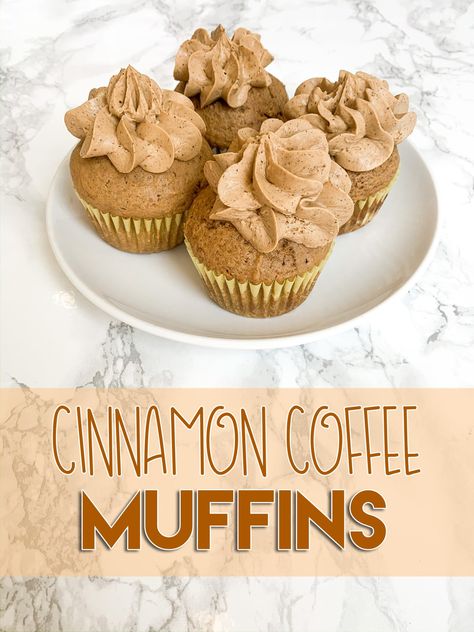 Unique Muffin Recipes, Nicole The Nomad, Coffee Muffins, Muffin Flavors, Morning Cup Of Coffee, Vanilla Muffins, Coffee Cupcakes, Cinnamon Coffee, Homemade Muffins