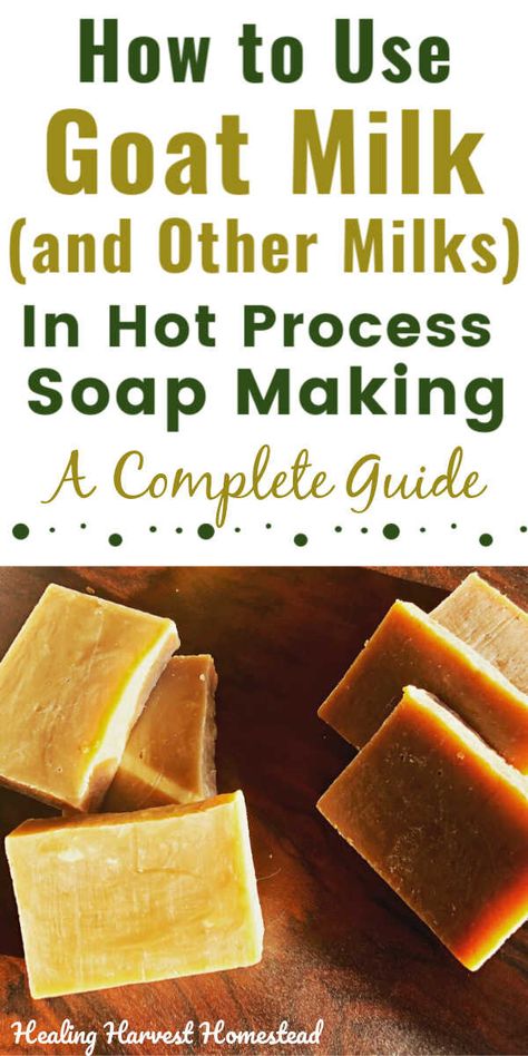 Goat Milk Hot Process Soap Recipe, Goats Milk And Tallow Soap, Goat Milk Soap Recipe With Lard, Hot Process Goat Milk Soap Recipes, Goat Milk Products Diy, Hot Press Soap Recipe, Making Goat Milk Soap, Goat Milk Soap Recipe, Milk Soap Recipe