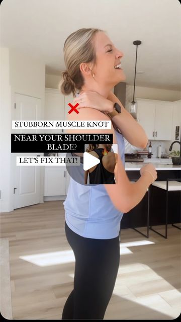 Kristen Bos | Doctor of Physical Therapy on Instagram: "Stubborn muscle tension on the inside tip of your shoulder blade?? ❌ 🔥 

If this sounds like you, you could be experiencing an overuse of a muscle called your levator scapulae. 

This muscle often becomes overworked and strained when we tend to elevate the shoulder and roll it forward.

To give this muscle a break we want to activate the muscle that does the opposite movement to offload the tension you are feeling.

As a physical therapist, I often see this is due to a weakness in the lower trapezius. The lower trapezius helps to ground the shoulder blade down and back and is great for decreasing tension in the mid back and neck. 

Comment below if you have this pain point, and I will create another video with an exercise to help! 👏 Stiff Shoulder And Neck, Trapezius Muscle Pain, Shoulder Blade Stretch, Neck Spasms, Levator Scapulae, Discus Throw, Muscle Stretches, Shoulder Tension, Doctor Of Physical Therapy