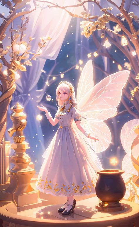 Anime fairy Fairy Anime, Artwork Wallpaper, Fairy Artwork, Fairy Princess, Fairy Princesses, Anime Fairy, Fairy Art, Art Music, Anime Wallpaper