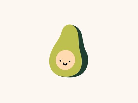 see the full cute food series here: https://www.minnamay.com/cutie-foodie-series Fried Egg Illustration, Avocado Illustration, Egg Illustration, Kawaii Avocado, Avocado Art, Cute Avocado, Illustration Cute, Kawaii Doodles, Aesthetic Desktop Wallpaper