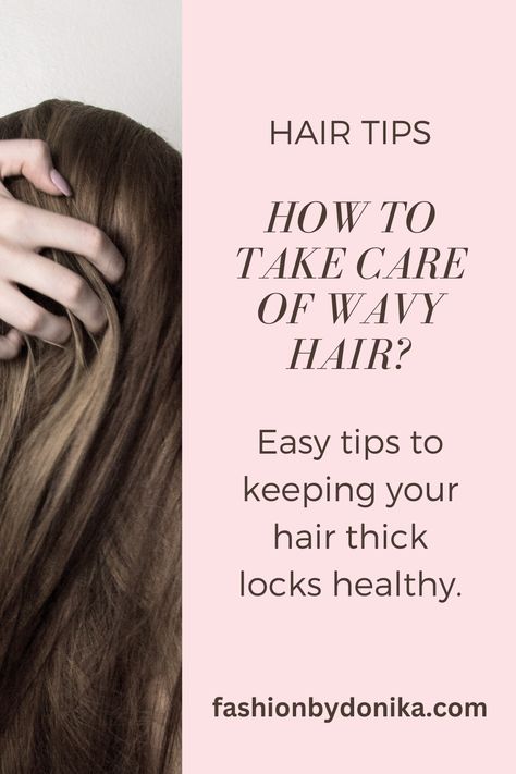 Easy tips to keeping your hair thick locks healthy everyday! Hair Care For Thick Wavy Hair, Take Care Of Wavy Hair, Thick Locks, Everyday Hair, Thick Wavy Hair, Hair Do, Hair Tips, How To Take, Wavy Hair