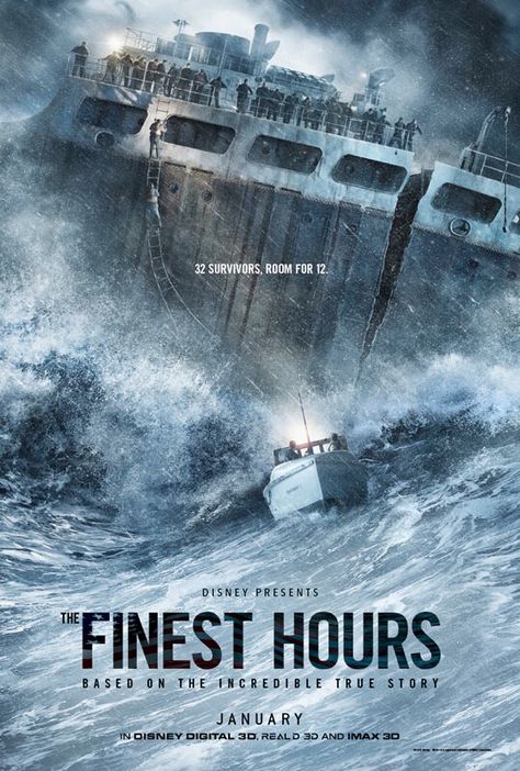 The Finest Hours - See the trailer http://trailers.apple.com/trailers/disney/thefinesthours/ Finest Hours Movie, The Finest Hours, Tam Film, Casey Affleck, The Incredible True Story, Film Trailer, Eric Bana, Disney Presents, Fotografi Digital