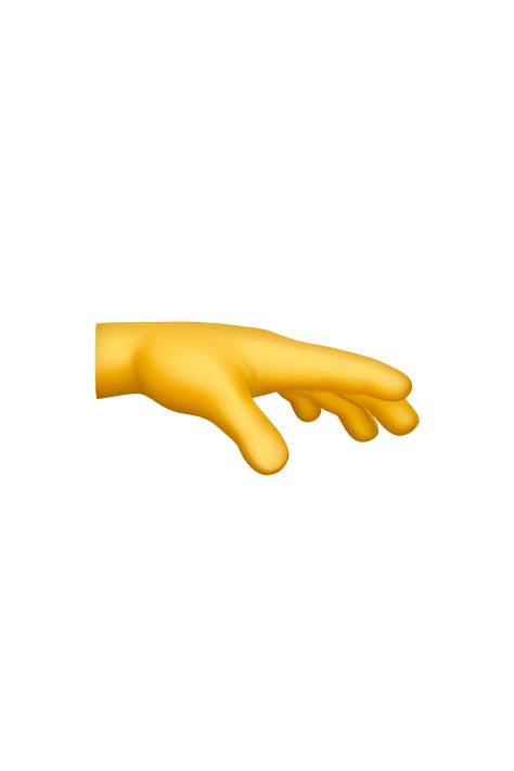 The 🫳 Palm Down Hand emoji depicts a hand with the palm facing downwards. The hand is shown in a neutral position, with all fingers extended and slightly apart. The skin tone of the hand can vary depending on the platform, but it is typically a light to medium shade. The overall appearance of the emoji is simple and straightforward, with no additional details or embellishments. Hand Emoji Iphone, Hand Emoji Meanings, Finger Emoji, Secret Symbols, Emojis Iphone, Apple Emojis, Hand Emoji, Iphone Emoji, Emoji Iphone