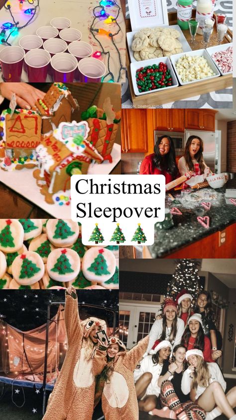 #kaiyadaisy #collage #red #green #aesthetic #moodboard #aestheticmoodboard #christmasinspo #christmas #christmassleepover #sleepover Aesthetic Christmas Sleepover, Christmas Theme Sleepover, Christmas Sleepover Activities, Sisters Sleepover, Christmas Sleepover Aesthetic, Christmas Pj Party Ideas, Christmas Sleepovers, Trampoline Sleepovers, Christmas Slumber Party