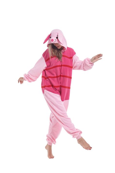 PRICES MAY VARY. 100% Polyester Button closure Machine Wash [Material]it is 100% fleece.this material is ultra soft which make your skin very comefortable and keep you warm in cold winter [Style Feature]this cosplay costume pajamas is designed according to animal image,there are vivid cute eye,mouth,nose on the hood and tail on the back of the costume,it is also designed as onesie and button down in the front the loosing style make you easy to wear and take off. [VERSATILE,Occation Fit For]Loose Adult Onesie Pajamas, Embroidered Onesie, Pajama Costume, Onesie Costumes, Animal Onesie, One Piece Cosplay, Costume For Women, Animal Slippers, Adult Pajamas