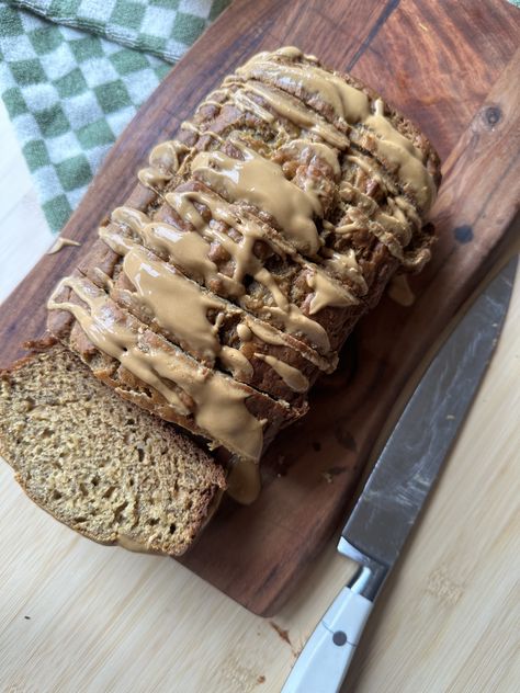 Peanut Butter Banana Bread Recipe, Peanut Cake, Peanut Butter Banana Bread, No Rise Bread, Protein Treats, Vital Wheat Gluten, Peanut Butter Powder, Healthy Peanut Butter, Roasted Peanuts