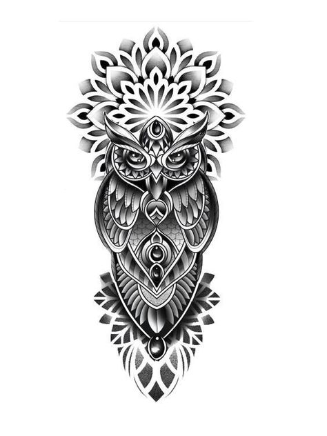 Tattoo Brazo Mujer, Owl Neck Tattoo, Mens Side Tattoos, 108 Tattoo, Mandala Tattoo Men, Small Inspirational Tattoos, Tattoo Crane, Mandala Tattoos For Women, Mandela Tattoo