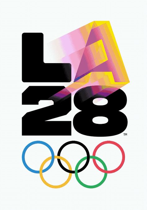 Athletes, artists and celebs create logos for 2028 Olympics - Los Angeles Times Los Angeles Olympics 2028, Olympic Design Graphics, 2028 Olympics, Olympic Circles, Olympics Graphics, Olympic Logo, Midnight Runners, Athletics Logo, Allyson Felix