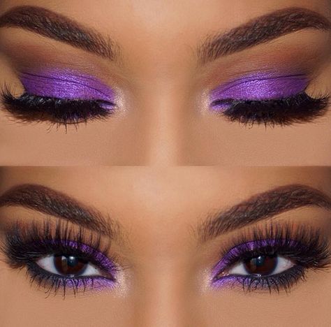 Savannah Desert, Purple Smokey Eye Makeup, Purple Smokey Eye, Awesome Makeup, Purple Eye Makeup, Purple Makeup, Beautiful Eye Makeup, Makijaż Smokey Eye, Purple Eyeshadow