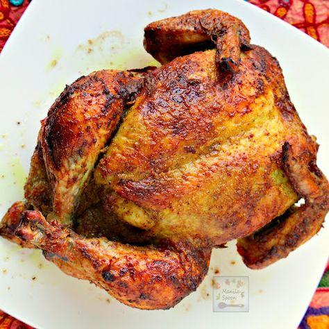 Whole Roast Masala Chicken (Indian-style) - Manila Spoon Grilled Fish Recipes Tilapia, Fish Recipes Tilapia, Fish Recipes Grilled, Whole Fish Recipes, Grilled Fish Recipes, Whole Fish, Beef Steak Recipes, Whole Roasted Chicken, Indian Chicken