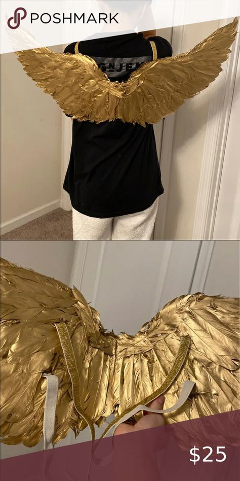 Gold Wings Costume Icarus Costume, Wings Costume, Gold Tips, Critical Role, Costume Ideas, Halloween, Gold, Fashion Tips, Clothes Design