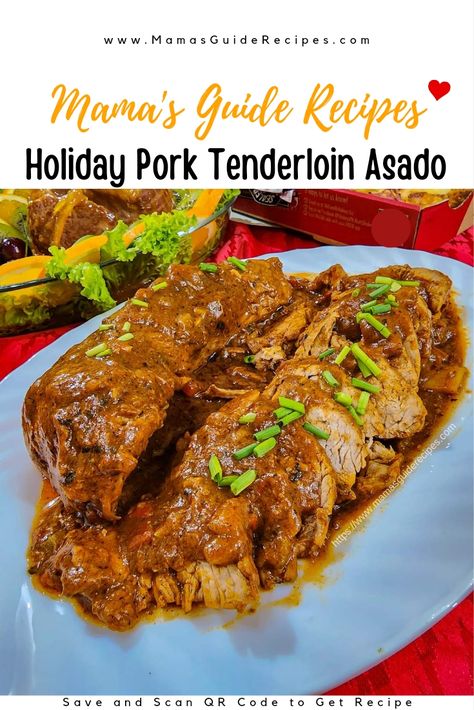 Holiday Pork Tenderloin Asado Pata Recipe, Guisado Recipe, Brine For Pork, Menudo Recipe, Drying Fresh Herbs, Mango Salad, Stuffed Pork Tenderloin, Jelly Recipes, Honey Roasted