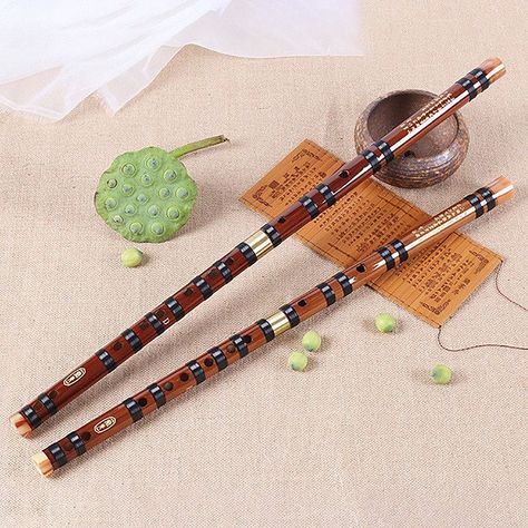 Chinese Flute Aesthetic, Korean Instruments, Dizi Flute, Chinese Instruments, Chinese Flute, Travel Trinkets, Plot Elements, Bamboo Flute, Chinese Bamboo