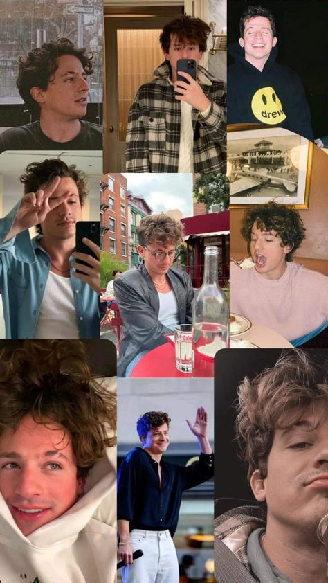 Charlie Puth Collage, Charlie Puth Aesthetic, Charlie Puth Wallpaper, Elvis Presley Posters, Charlie Puth, Guy Names, Aesthetic Collage, Man Crush, I School