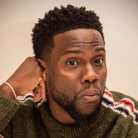 Kevin Hart Funny Face, Kevin Hart Meme, Kevin Hart Funny, Haircut Undercut, Undercut Hairstyle, Black Men Haircuts, King Of The World, Kevin Hart, Undercut Hairstyles