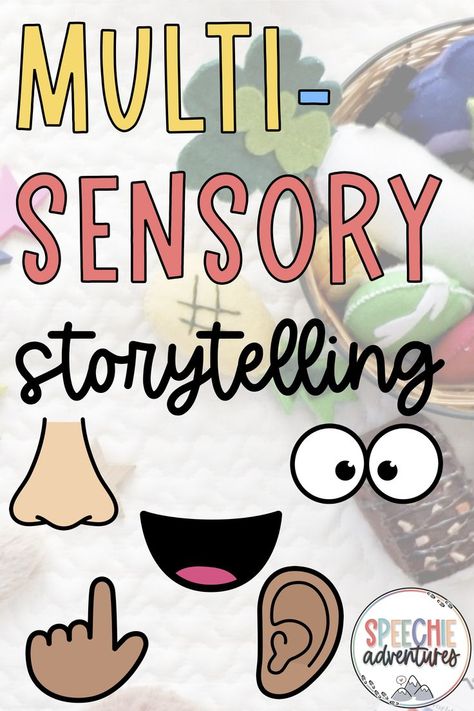 Have you heard of multi-sensory storytelling? It's a fun way to support engagement and interactions with the story you're reading, as well as vocabulary development! "The cross-study results are clear: a greater number of sensory experiences support early lexical acquisition and recognition" (Seidl et al., 2023). Outdoor Education, Interactive Stories, Programming For Kids, Story Telling, Increase Engagement, Preschool Learning, Story Time, Speech Therapy, Vocabulary