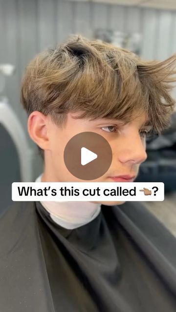 Inspire on Instagram: "What do yall call this cut ? 😅👉🏽 #barber #barbershop #barbershopconnect #barberkit #haircuts #hairstyle #explore #nasyybarbers #beginnerbarber #studentbarber #sale #clippers #Fyp #explorepage #fy #haircuts #tutorial #hairtutorial" Boys Hairstyles Long On Top Shaved Sides, Men’s Haircut Low Maintenance, Long Textured Fringe Men, Haircut For Flat Back Head Men, Haircuts For Low Maintenance, Front Hair Styles Men, Mens Haircuts Short Straight Hair, Men’s Haircut Tutorials, Boys Textured Haircut