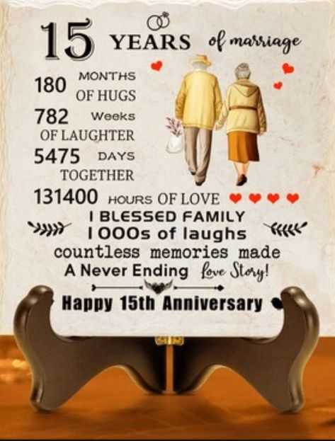 15th Wedding Anniversary Quotes, Quotes For Brother, Happy 15th Anniversary, Wedding Anniversary Quotes, 15th Wedding Anniversary, Blessed Family, Brother Quotes, 15th Anniversary, Anniversary Quotes