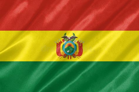 Bolivia Flag. With waving on satin texture #Sponsored , #AD, #ad, #Flag, #satin, #waving, #Bolivia Bolivia Flag, Texture Illustration, Satin Texture, Design Geometric, Bolivia, Abstract Design, Stock Illustration, Flag, Satin