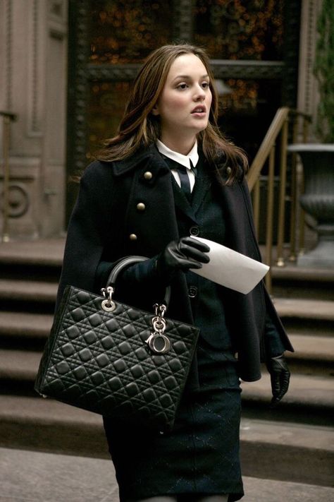 Blair Waldorf, A Woman, Purse, On Instagram, White, Instagram, Black